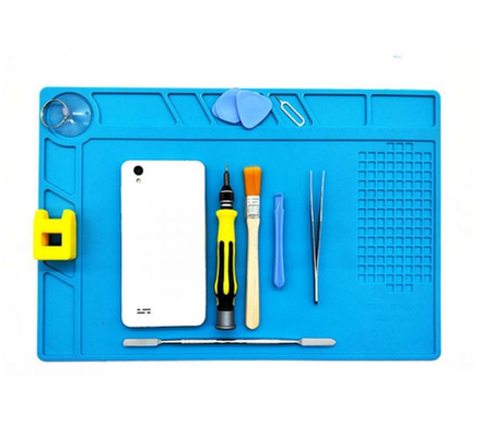 Силиконовый антистатический коврик для ремонта и пайки 335*227 мм