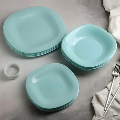 CARINE LIGHT TURQUOISE Столовый набор 18 предметов