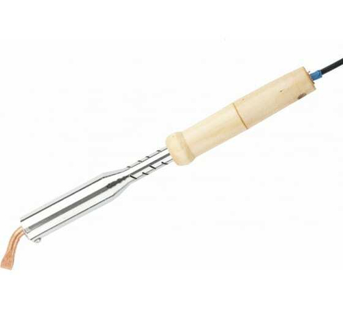 ПАЯЛЬНИК SPARTA ЭЛЕКТРИКА С РУЧКОЙ ИЗ ДЕРЕВА 100ВТ 913104