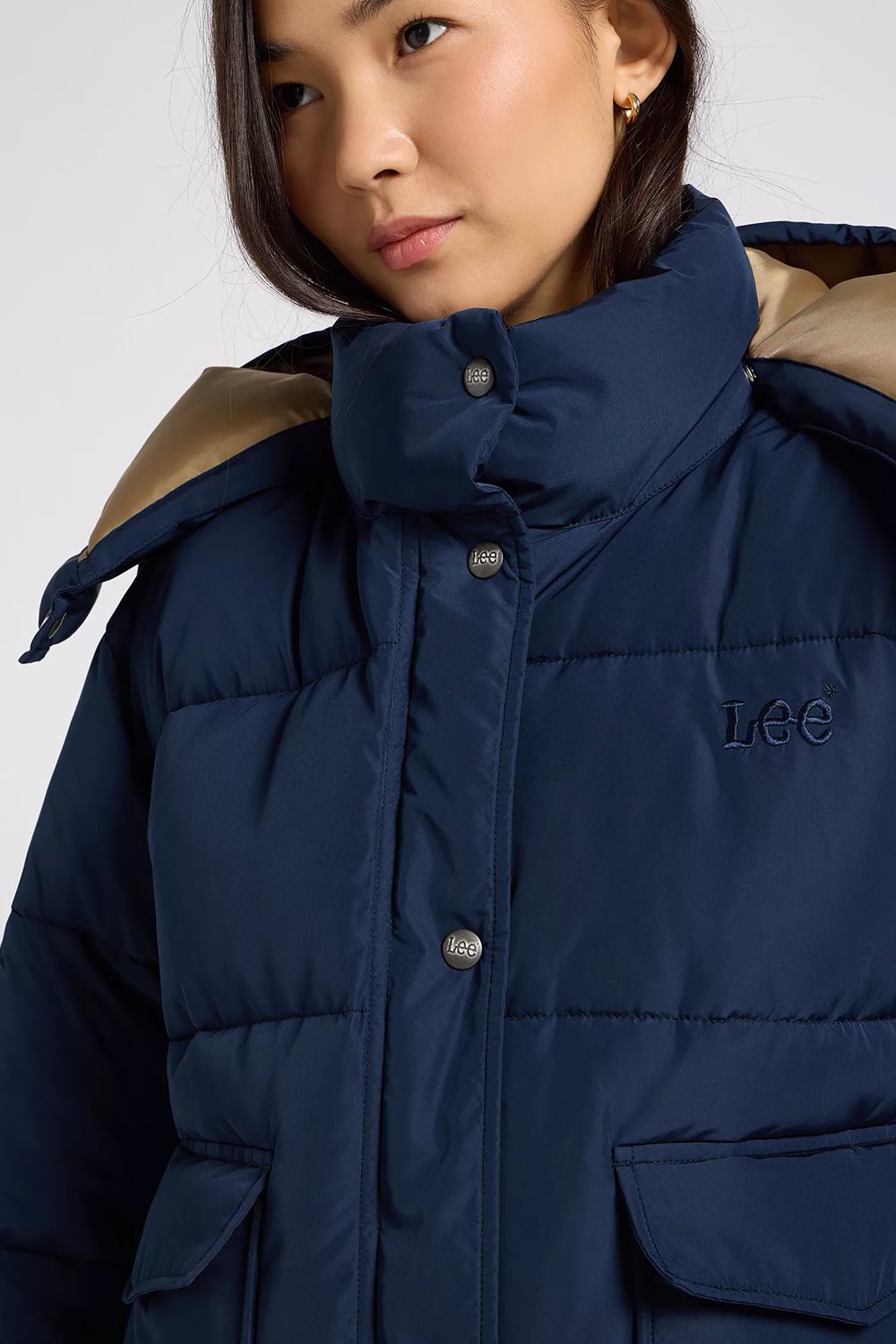 Куртка SHORT PUFFER WITH HOOD 112371016
