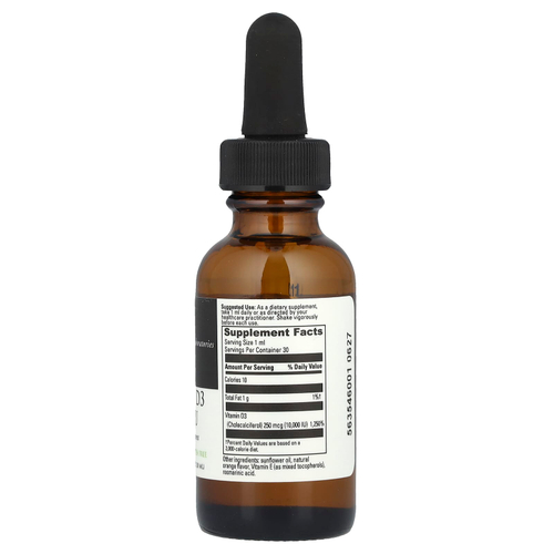 DaVinci Laboratories, D3, жидкий витамин 10 000 МЕ, 30 мл (1 жидк. унция)