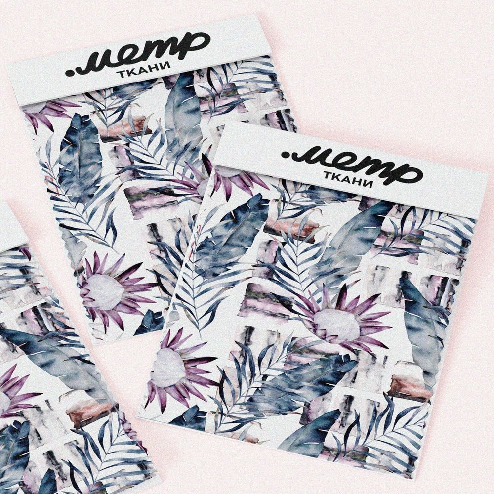 Ткань кулирная гладь захватывающая красота яркого цветения