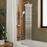 Душевая система термостат Milardo ILSSBTHM06 "Ideal Spa" лейка "Тропический душ" ХРОМ