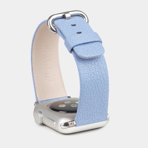 Ремешок для Apple Watch 40/41/42 mm из кожи козы, василькового цвета