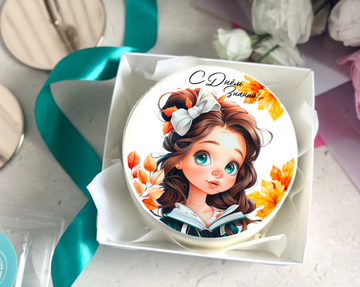 Бенто-торт с фото на День знаний для учителя/воспитателя