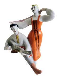 Фарфоровая статуэтка "Русский танец" (Полонне ЗХК)