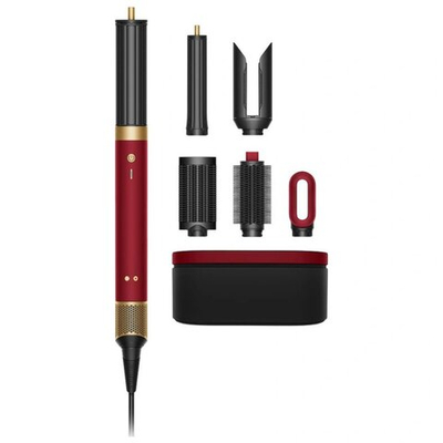 Стайлер Dyson AirWrap HS09 Co-anda 2x, Red velvet/Gold (подарочный кейс для хранения)