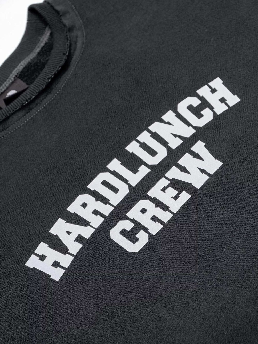 Толстовка Hardlunch Crew с коротким рукавом темно-серая