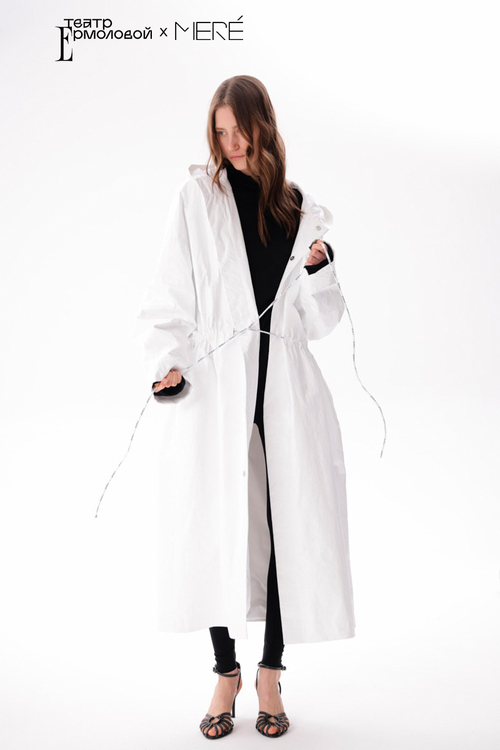 Водолазка унисекс из тонкого трикотажа, молоко