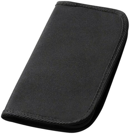 Дорожный бумажник Bilbao, цвет черный