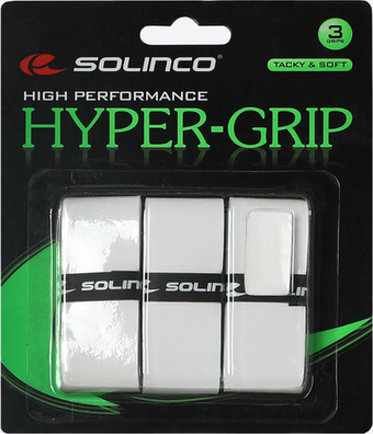 Теннисные намотки Solinco Hyper Grip (3P) - белый