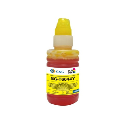 Чернила G&G, аналог Epson C13T66444A желтый 100 ml