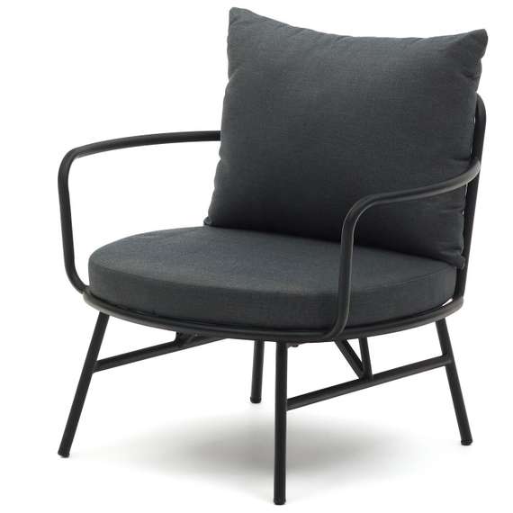 Bramant Кресло из стали с черной отделкой