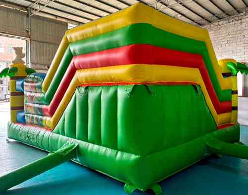 Коммерческий надувной батут "Сафари-экскурсия", с горкой 5*4*2,8 м