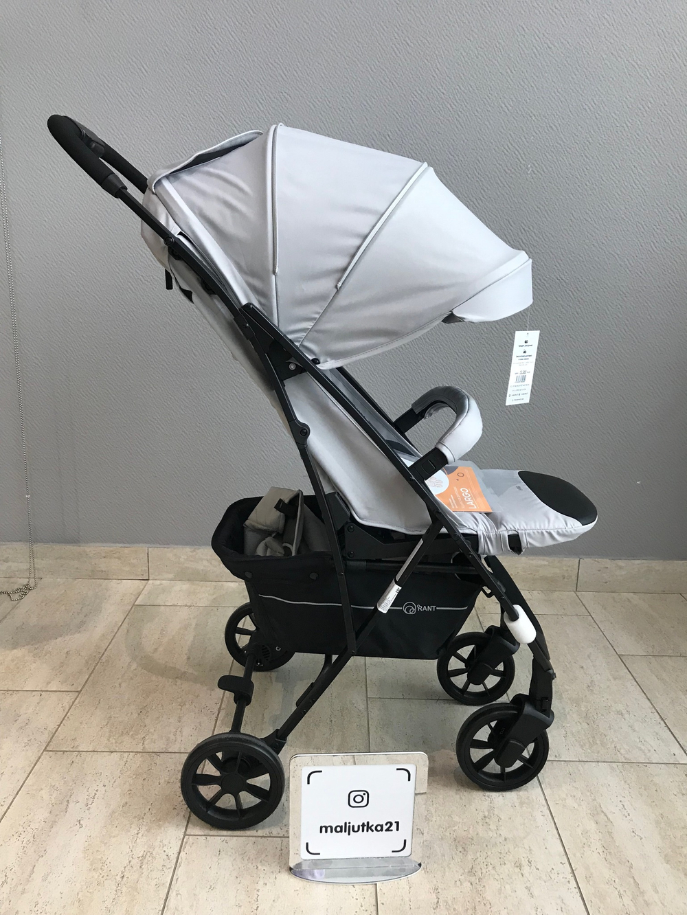 Коляска детская RANT "LARGO" RA054 Silver Grey 2024