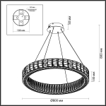 Люстра подвесная Odeon Light 5071/100L VERSION