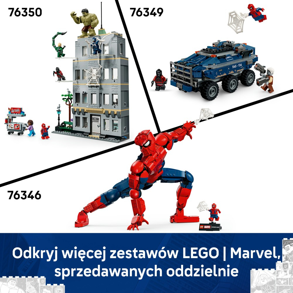 Конструктор LEGO Marvel 76346 Фигурка Человека-Паука — фото 8