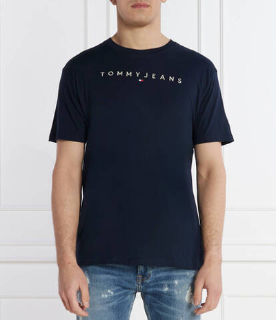 Футболка LINEAR LOGO TEE EXT Tommy Jeans - темно-синий(DM0DM17993)