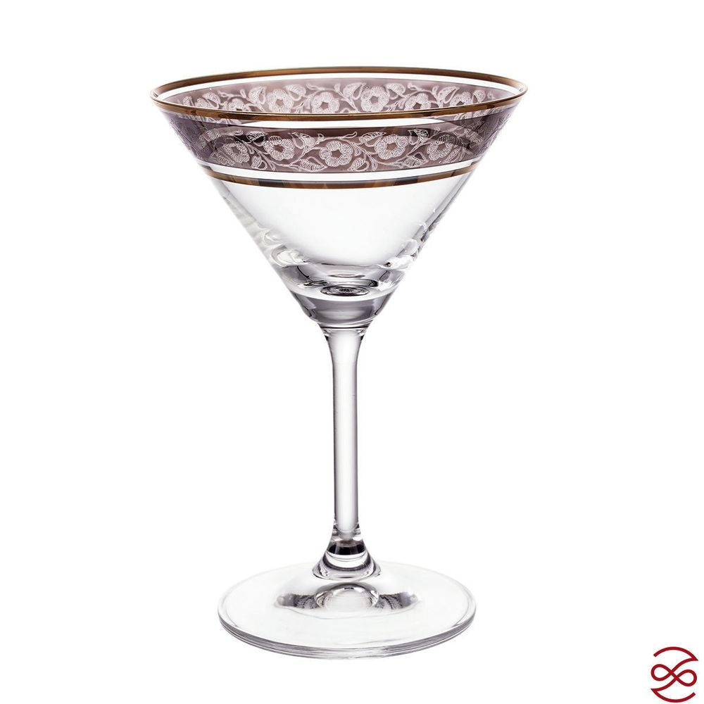 Набор бокалов Bohemia Панто Идеал Платина 210мл (6 шт)