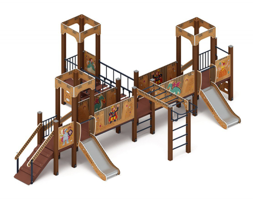 Детский игровой комплекс Королевство (Картонное) ДИК 1.15.05-12 H=750