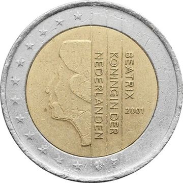 2 евро 2001 Нидерланды