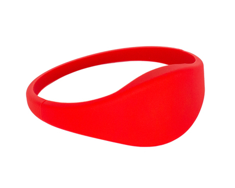 RFID браслет доступа EM-Marine “SLIM” КРАСНЫЙ, диаметр 65 мм