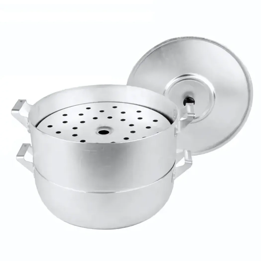 Мантоварка алюминиевая «Эконом» 4,5л с крышкой