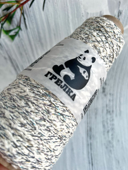 Хлопковая пряжа для вязания с люрексом Cofil Dante