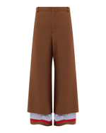 UNDERCOVER БРЮКИ КОРИЧНЕВЫЕ