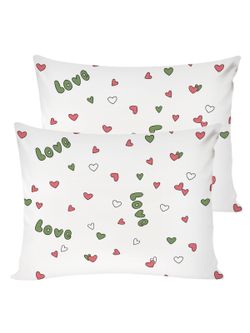 Постельное белье поплин Сказка "Кактусики (компаньон)" 2-спальное Наволочка 50х70 см 2 шт Простынь на резинке 160x200 см Пододеяльник 175x215 см