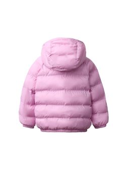 ZARA УЛЬТРАЛЕГКАЯ КУРТКА С КАПЮШОНОМ WATER REPELLENT, РОЗОВЫЙ