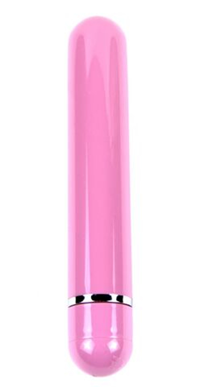 Розовый вибратор The Modest One - 14,5 см. (Цвет: розовый)