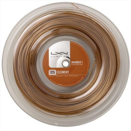 Струны для тенниса LUXILON ELEMENT 1.25 BRONZE В нарезке (1 натяжка) 12 м