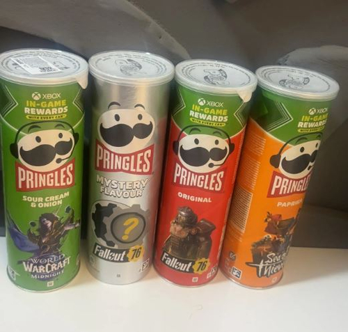 Чипсы Pringles Fallout/Warcraft