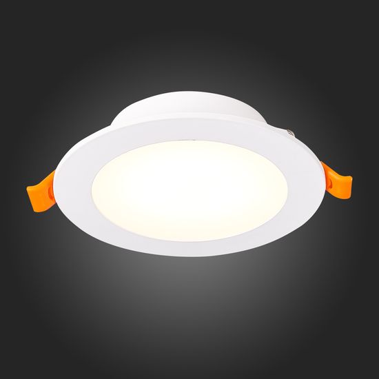 ST212.508.10 Св-к встр. Белый LED 1*10W 3000K/4000K/6000K 850Lm Ra80 110° IP20 D120xH30 220-240V Встраиваемые светильники