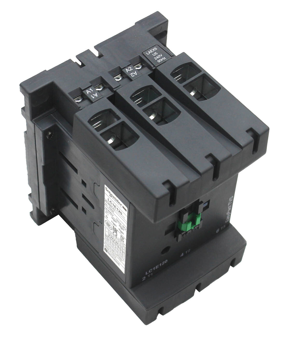 Контактор Schneider Electric LC1E120U5 3Р 120A НО+НЗ 380В AC3 240V A SE EasyPact TVS TeSys - 032368