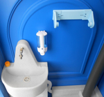 Туалетная Кабина «Экономный Евростандарт Люкс» в разборе Экомарка T-17 (1200x1100x2200см;80кг;синий) - арт.561251