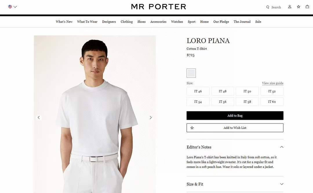 Футболка Loro Piana, арт. 714615
