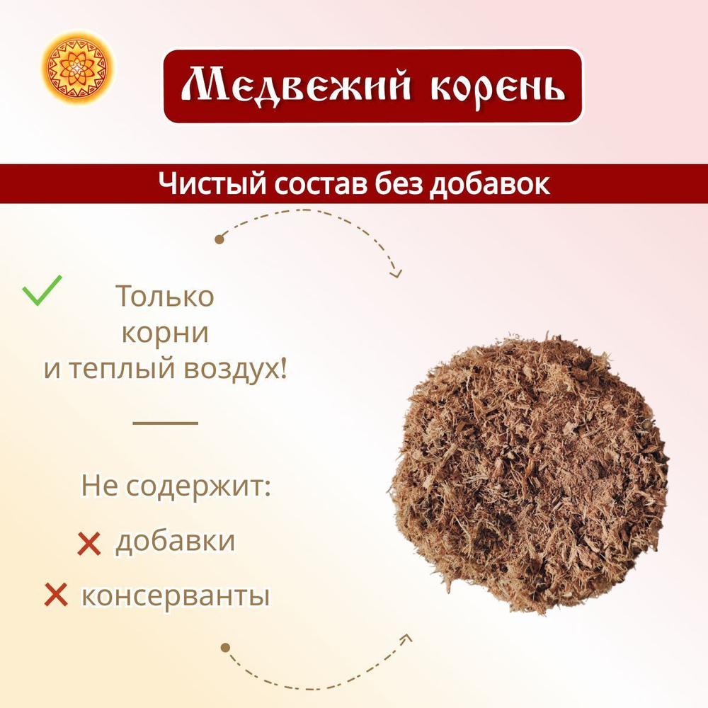 Медвежий корень измельченный.