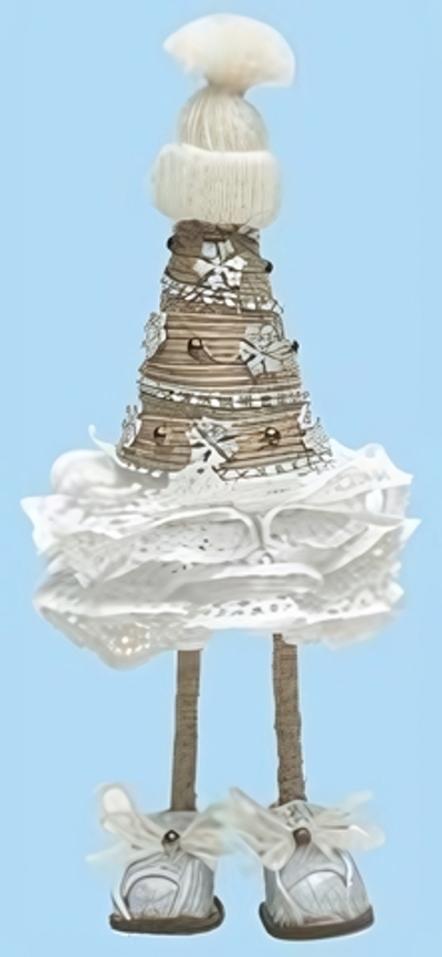 Новогодняя елочка "Белоснежка" (Волшебная мастерская)