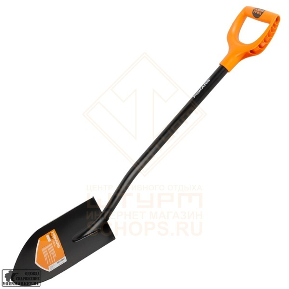 Лопата штыковая Fiskars Solid Plus