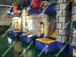 Коммерческий надувной батут "Замок Мерлина", размер 4*4*4 м