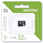 32 Gb microSD Smartbuy Class 10 без адаптера
