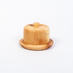 Масленка из дерева Сибирский Кедр для сливочного масла. MS3