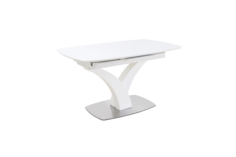 Стол Аврора Нотр Дам MODERNE стекло OPTIWHITE 1400(1800)*850, Белый