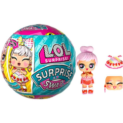 Кукла LOL SURPRISE в шаре со сменными лицами Swap с аксессуарами  L.O.L. SURPRISE!