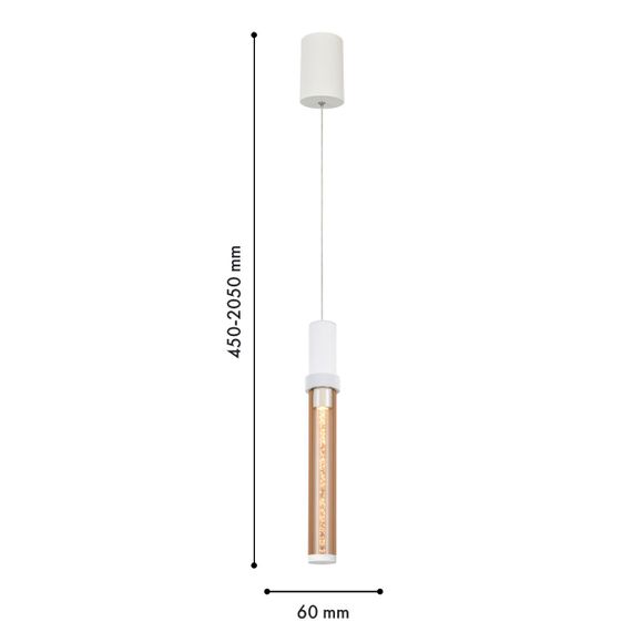Подвесной светодиодный светильник Favourite Gordon 4717-1P