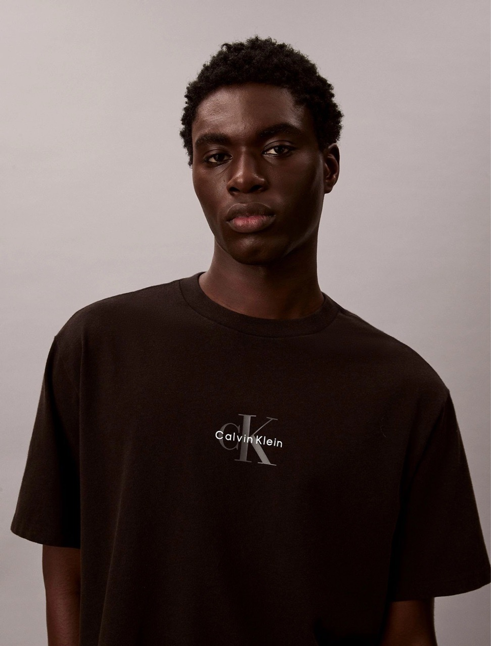 Футболка Calvin Klein Monologo 90s Fit Black