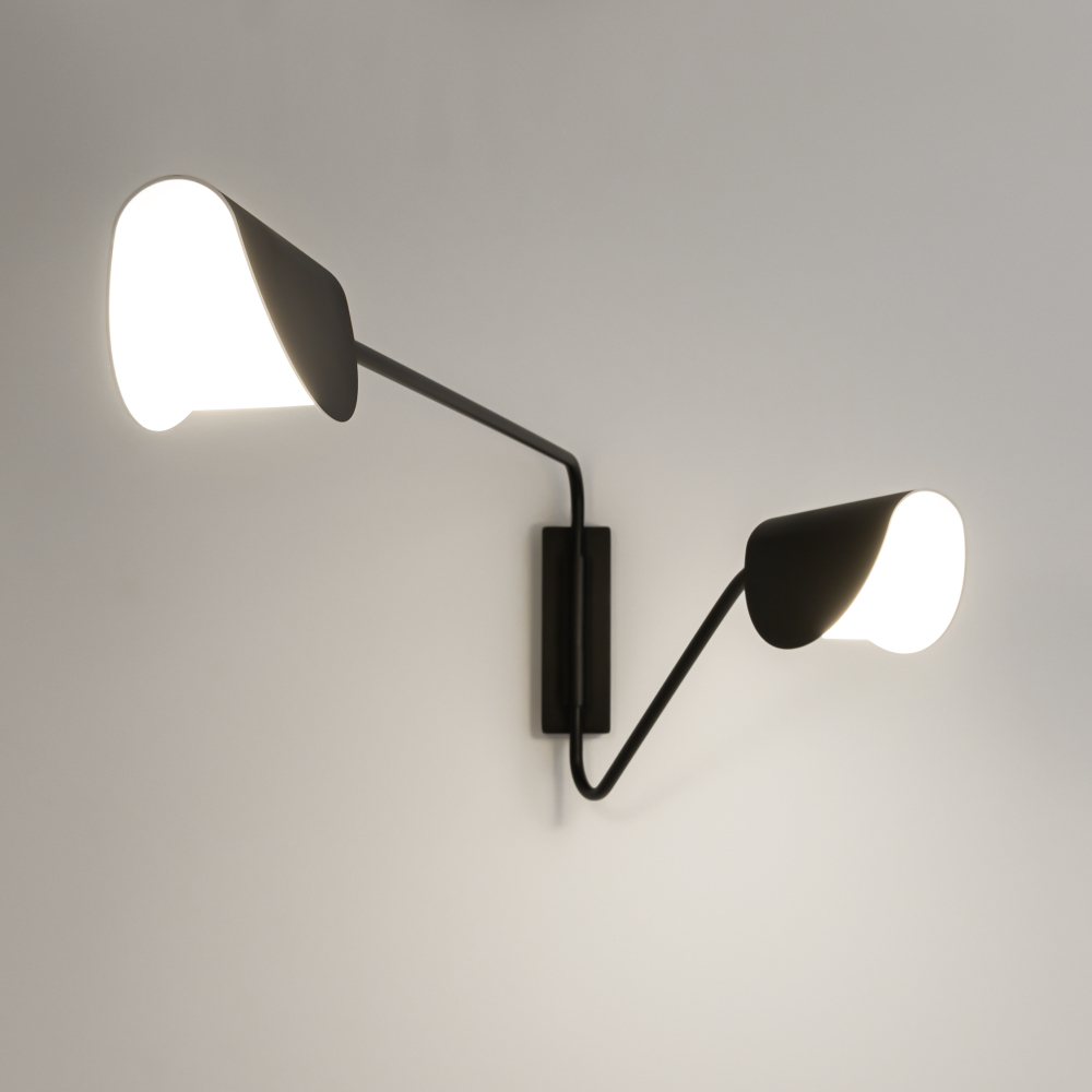 Настенный светильник (бра) Maytoni MOD126WL-02B