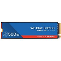 Твердотельный накопитель SSD 500GB WD Blue SN5100, NVMe, M.2 2280, PCI-E 4x4 [R/W - 6600/5600 MB/s]
